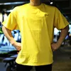Summer Men Casual T-Shirt Gym Fitness T Shirt Maschio Allentato moda stampa manica corta Tee Shirts Tops Sport Abbigliamento
