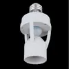 2PCs E27 Lamp Holder Socket with PIR Motion Sensor Ampoule LED Light Base AC100-240V Intelligent Lamps Bulb Switch