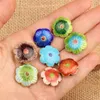 수제 공상 에나멜 Cloisonne FILIGREE LOOK BEADS DIY 보석 제작 용품 펜던트 귀걸이 목걸이 팔찌 액세서리 도매 200pc/lot