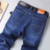6 colori Jeans da uomo 2020 Estate Nuovi pantaloni larghi in denim dritto Pantaloni classici maschili elasticizzati avanzati Plus Size 40 42 44 G0104