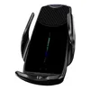 Supporto per caricabatteria da auto wireless C2s Qi Supporto per caricabatterie rapido con rilevamento automatico a infrarossi per smartphone Huawei Samsung