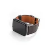 Fashion Designer smart watch Cinturini per cinturino Apple Watch Series 1 2 3 4 5 6 38mm 40mm 42mm 44mm Sostituzione cinturino smartwatch in pelle PU con connettore adattatore