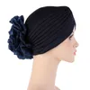 Women Floral India Hat Flower Stretchy Beanie Turban Bonnet Chemo Cap For Cancer Patients Ladies Bandanas African Headwrap