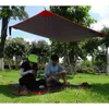 Utomhus silikon picknick filt vattentät camping matta vikbar bärbar mini ficka strand trädgårdsplatta ultralight tält fotavtryck y0706