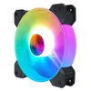 E09005 5V 12V 6 Pin Adjustable RGB Case Fan Light Computer PC Cooling with Remote