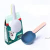 Pet Food Scoop ABS plastic Dog cat bird scoops feeders with handle clip home pets supplies RRE10383