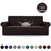Meijuner Sofa Cover Waterproof Solid Color High Stretch Slipcover All-inclusive Elastic Couch s For Dining Room 211116