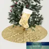 Kerst Ornament Linnen Gedrukt Elanden Kerstboom Rok Decoratie Props Nieuwjaar Xmas Home Decoraties Tapijt Vloer Navidad