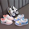 Çocuklar için Çocuk Sneakers Kız Ve Erkek Rahat Ayakkabılar Nefes PU Çocuklar Spor Ayakkabı Çocuk Flats Unisex Beyaz Ayakkabı Boyut 27-38 G1025