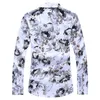 Men'S Fashions Autumn Spring Clothes Shirt Long Sleeves Big Size M-5XL 6XL 7XL Hawaiian Beach Casual Floral Shirt For Man 210708