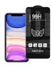 99H Premiumkvalitet härdad glasskärmskydd för iPhone 13 12 Mini Pro Max 11 XR XS 8 7 6 Plus Full täckningsfilm