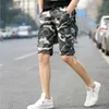 Summer Men's Camouflage Camo Cargo Shorts Casual Cotton Baggy Multi Pocket Army Military Plus Size 44 Breeches Tactical 210716
