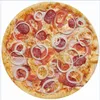 Pizza Comfort Wrap Blanket Creations Hamburger-Überwurf, perfekt runder Badezimmerteppich, Polyester, Tortilla, Heimtextilien WY1461
