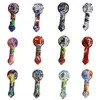Bong Smoking Pipes Thicken Glazen Kom 4.23 Inch Pijp Tabak Hand Rook Tips voor Lepel Pyrex Blowing Process Silicone Bongs Accessoires