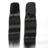 Long Sleek Straight Human Hair Ponytail Extensions Real Hairs fake Drawstring Pony tail Clip in Extension horsetail Hairpiece 120g