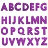 55% rabatt 26 bokstäver / uppsättning sensorisk fidget nyckelring alfabetet form puspare bräda nyckelring finger pussel charm slips färgämne regn