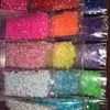 Nail Art Decorações 1box (3mm + 4mm + 5mm) Resina Não Fix Strass Mix Jelly AB Color Deco Glitters Gems Flatback Stones e