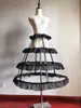 Petticoats Women Girls Hollow Lotus Leaf Lace Bird Cage Fish Bone Skirt Dress Petticoat Bride Wedding Dress Lining