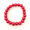 2 sztuk / zestaw dzieci dzieci pearl koraliki bransoletka ręcznie kolorowe szklane perły pasmo biżuteria na rękę dla dziewczyn