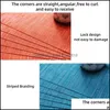 Bordslöpare dukar hem textilier trädgård fast färg pvc vinyluppsättning bambu mönster värmebeständig mattor dekoration tillbehör tyg 220107