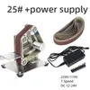 Mini Electric (Polishers Belt Sander DIY Polering Slipmaskin Fast vinklingskärningsblad Desktop Cutter Edges Power Tool