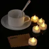 LED Tea Lights Battery Operated Flameless Votive Tealights Candle Flickering Bulb Light Small Electric Fake Teas Candles Realistic For Wedding Table Gift Romantic