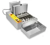 Attrezzatura per la lavorazione degli alimenti 2500W Macchina per ciambelle elettrica automatica commerciale 6 file Ciambella che frigge mini macchina per ciambelle