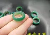 Natural green agate jade tail lovers men jewelry moissanite women s mens rings