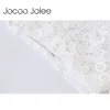 Jocoo Jolee Sexy One Side Frauen Spitze Knielanges Kleid Sommer Flare Lange Ärmel Aushöhlen Kleid Empire Urlaub Dressing 210619