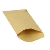 100 Pz/set Sacchetto di Carta Kraft Sacchetti Regalo Sacchetti di Caramelle Per Biscotti Spuntino Cottura Cornici E Articoli Da Esposizione Forniture Busta Confezione Regalo 210724