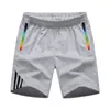 LBL gestreepte shorts Men Summer Mens Sportswear Casual boardshorts Man Zipper Pocket Ademend heren korte broek mode 210322