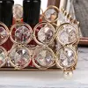 50pcs Table Storage Boxes 35*20*6cm Crystal Makeup Organizer Mirrored Crystal-Vanity Tray Decorative for Perfum Jewelry Make-up Bathroom Organizers Gold/Silver