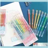 Supplies Office School Business & Industrial9 Pcs Gel Pen Set Large-Capacity Pocket Color Student Marker Pens Writing Tools Stationery Drop