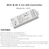 Tuya LED DIMMER 12V 24V 36V DC 2CH 10AスマートWIFI 2.4G RFワイヤレスリモートプッシュダイミングスイッチWW CW CCTコントローラーWT1ダイマー