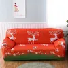 Christmas Decoration Stretch Sofa Pokrywa Slipovers Elastyczna skrzynka kanapa dla różnych kształtów Kochanie Loveseat krzesło L-style 211116