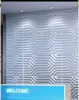 Art3d 50x50cm 3d väggpaneler pvc matt vit geometrisk kompis mönster ljudisolerade för vardagsrum sovrum (pack med 12 kakel)