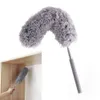 Extendable Feather with Telescopic Pole Stainless Steel Microfiber Duster For Cleaning Cobweb Cars Home Flexible Cleaner