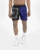 プラスサイズのPaisley Jacquardショーツ男性ヒップホップ夏の街路壁刺繍ショートバンダナファッショナブルな緩いカジュアルな膝丈S-3XL