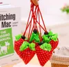 Storage Handbag Strawberry Grapes Pineapple Foldable Shopping Bags Reusable Folding Grocery Nylon Large Bag Random Color SN2382