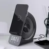 Smartphone Wireless Charger Głośnik Bluetooth FM Radio Audio TF Karta Aux Music Player MP3 Clock Alarm Holder Telefon komórkowy Stent A38