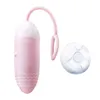 NXY Eggs Vibrador femenino Vibrador rosa huevos de amor Estimulador de clítoris vaginal Juguete sexual de silicona remoto para mujeres rosca de tornillo Masturbador 1124