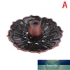 9-Hole Lotus Incense Holder Flower Copper Censer Plate for Sticks Cone Decor Factory price expert design Quality Latest Style Original Status