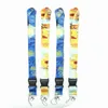 10 st Patchfan van Gogh målning Sunflower Starry Sky Neck Lanyard för nycklar Telefoner Nyckelringar ID Kort Badgehållare