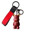 Модный северный галстук бабочка медведь брелок модный персонализированный ключ сумка подвеска пара аксессуары творческие подарки оптом