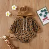 Baby Leopard Hooded Romper 210528