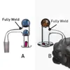 Nieuwe kwarts banger nagel koolhydraten set 25 mm kwart nagel 14 mm 18 mm mannelijke vrouwelijke terp -parels voor dab rigs glazen bongs