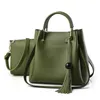 HBP Woman Totes Torby Moda Torba Kobieta Skórzana Torebka Torebka Ramię Ramię MessengerBag Gray