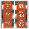 35 Stephen Bardo 25 Deon Thomas 33 Kenny Battle Fighting Illinois College Orange Basketball Jerseys Custom Any Number Name