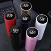 Bottiglie Thermos da 460 ml Visualizzazione della temperatura Smart Office Vuoti in acciaio inossidabile Boccette Caffè Tazza da viaggio Bicchiere sottovuoto A prova di perdite watera38