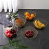 Förvaringskorgar Nordisk stil metalltråd fruktplatta kök vardagsrum korg dränering rack grönsaks snacksfack
